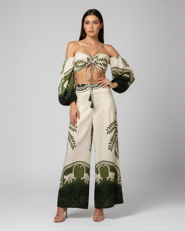 Set palmeraie verde