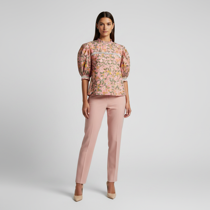 Blusa flores amarillas