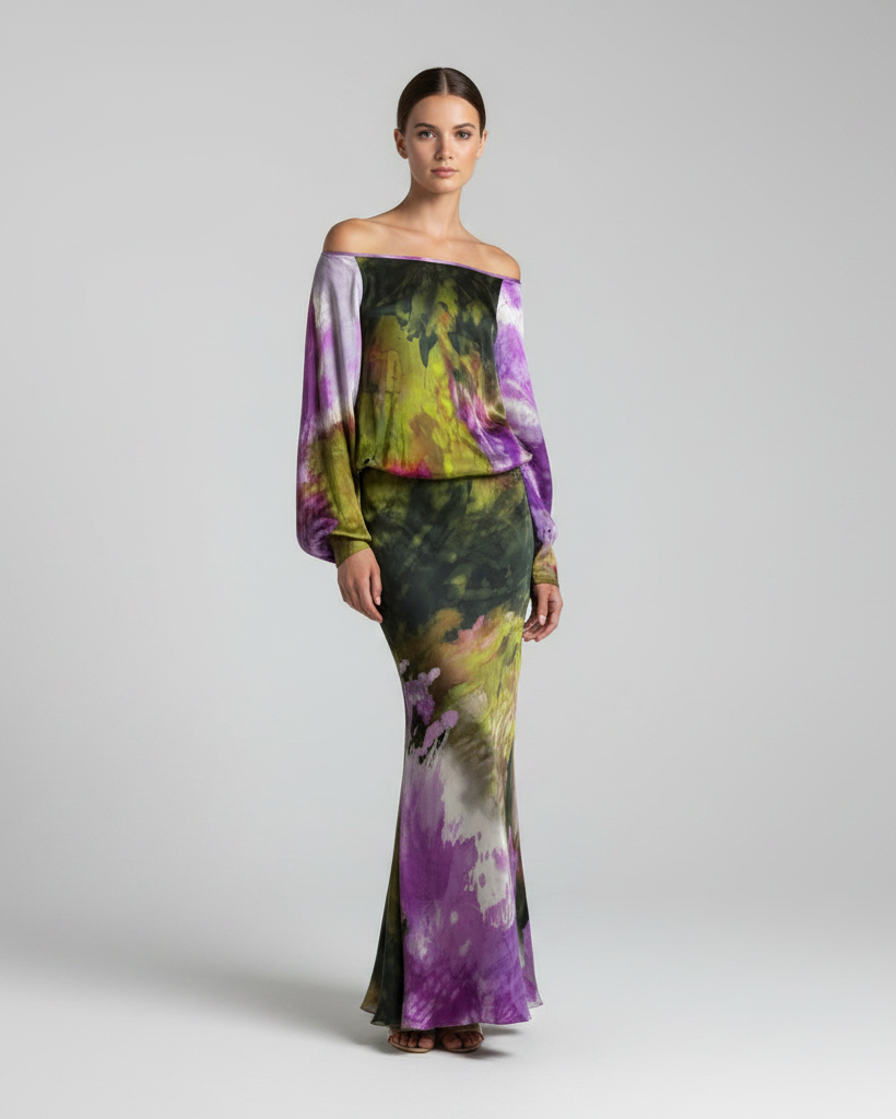 Vestido seda