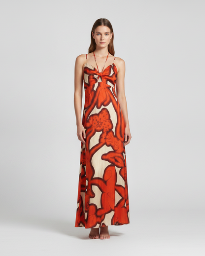 Vestido maxi sulamain