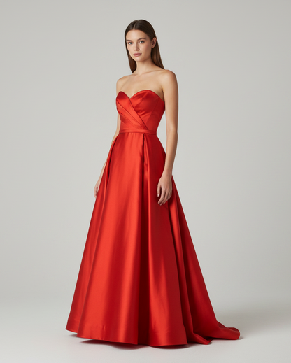 Maxi dress red