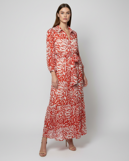 Chiffon maxi dress