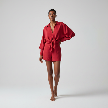 Jumsuit kamisis rojo