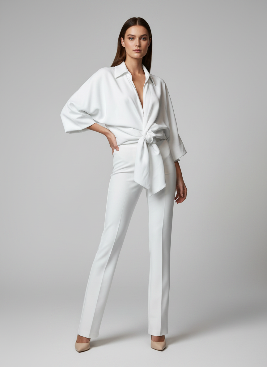 blusa kamisis blanca