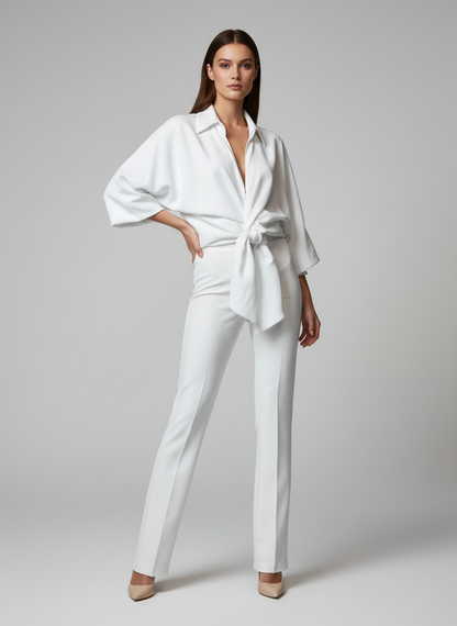 blusa kamisis blanca