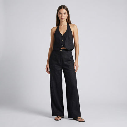 Set pants y vest negro