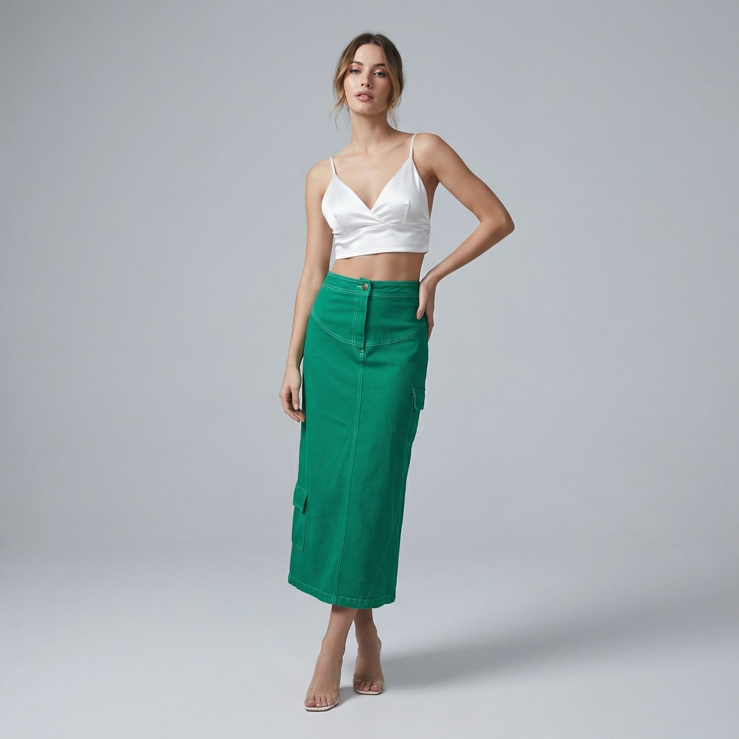 Poppy Skirt Verde