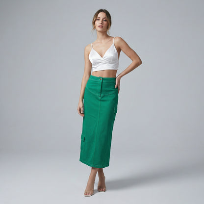 Poppy Skirt Verde