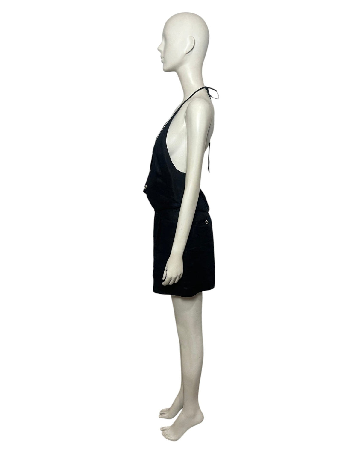 Set short y vest black
