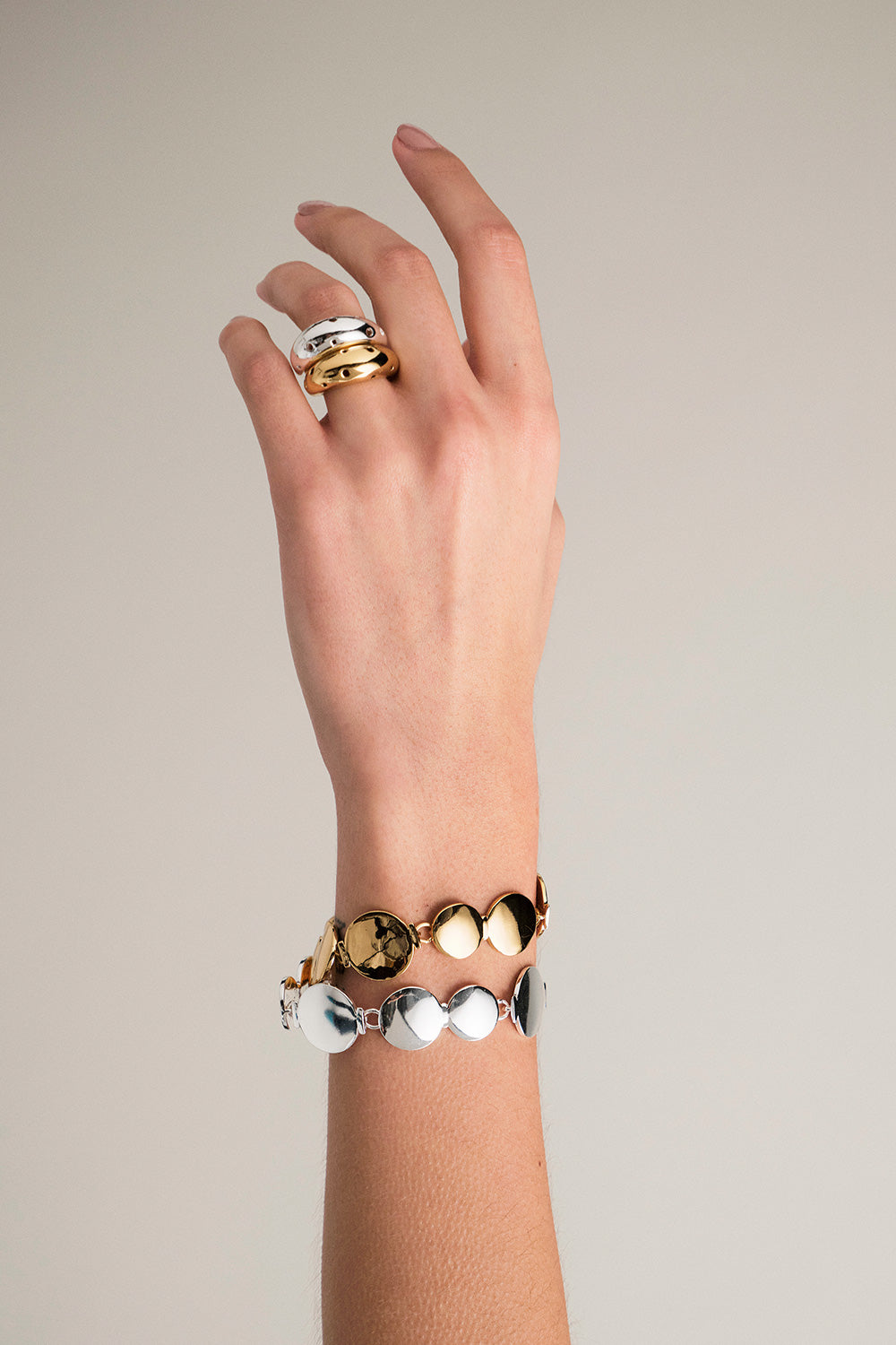 Tasset bracelet silver