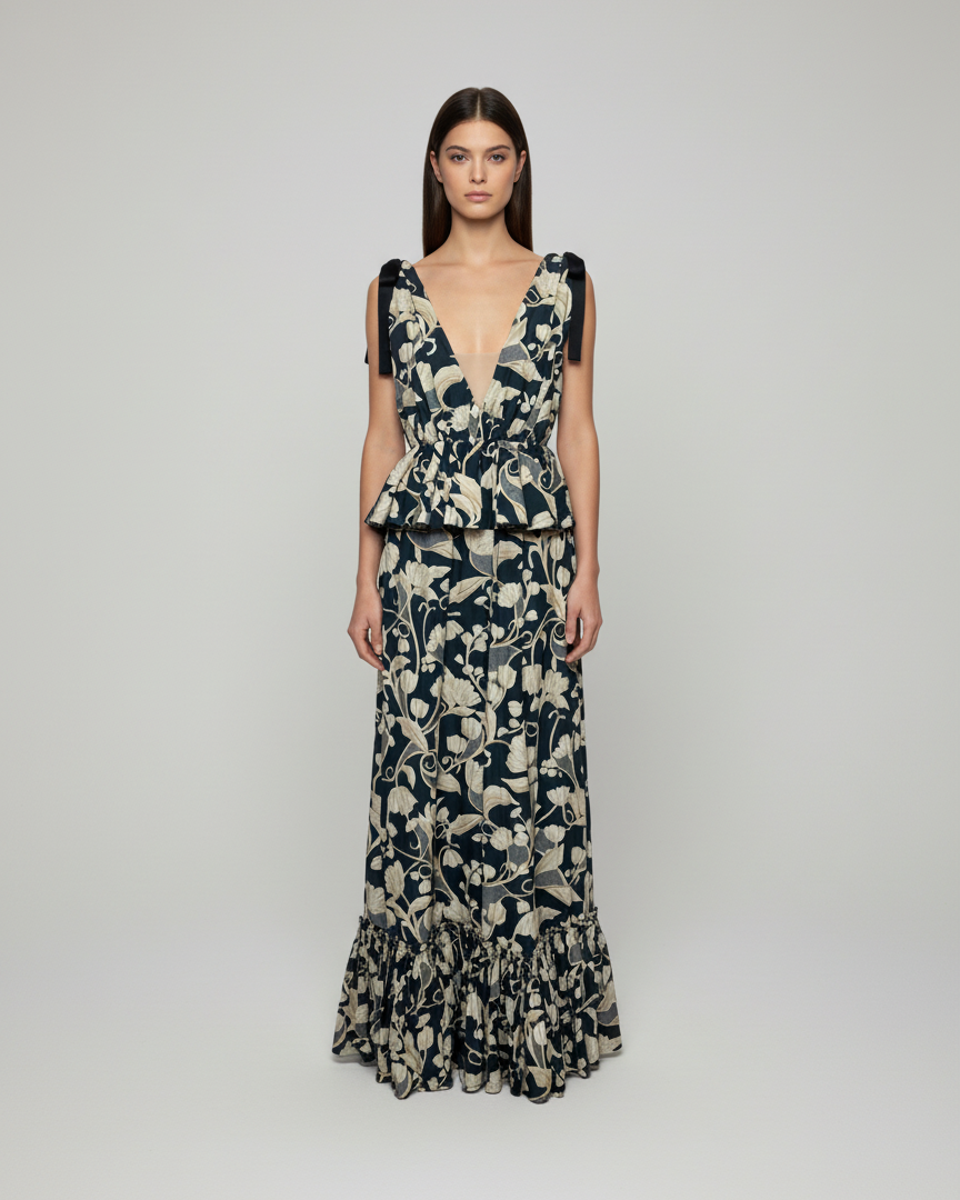 Infinito perla maxi dress