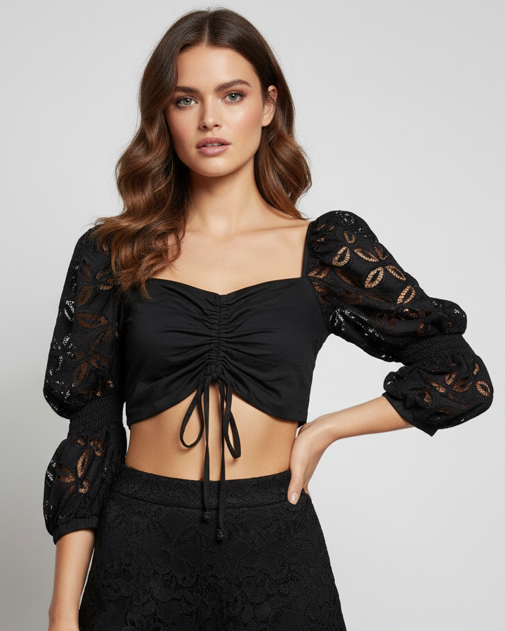 Corsario top black