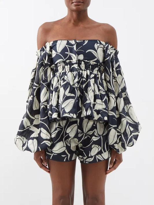 BLUSA Jamaica Floral Print