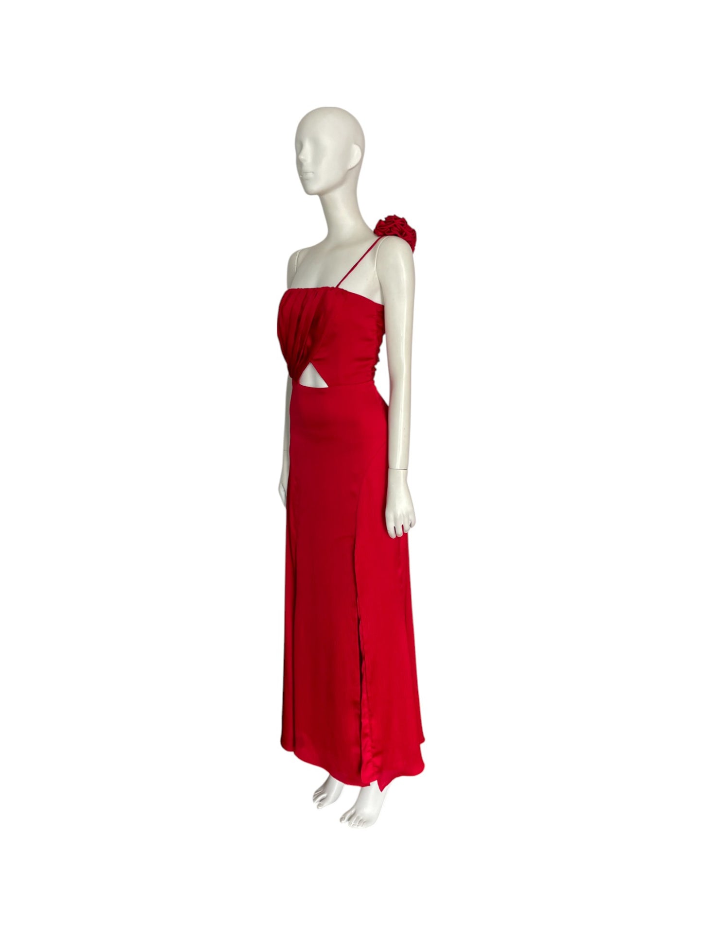 maxi dress rojo