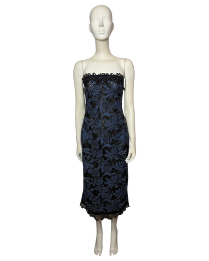 Pandora midi dress navy