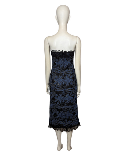 Pandora midi dress navy