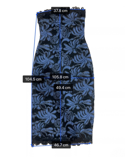 Pandora midi dress navy