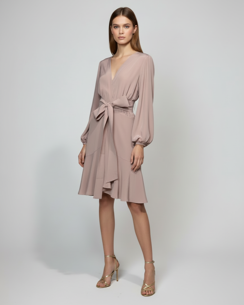 Palo de rosa midi dress
