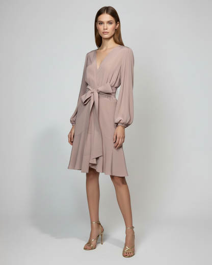 Palo de rosa midi dress
