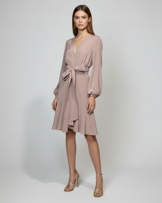 Palo de rosa midi dress