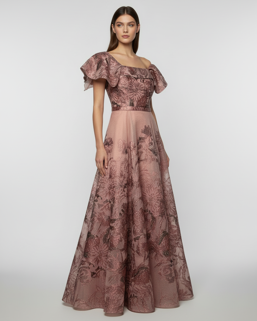 Vestido rosa goldi