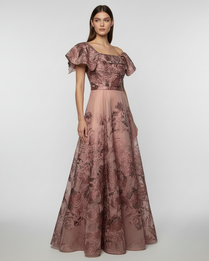 Vestido rosa goldi