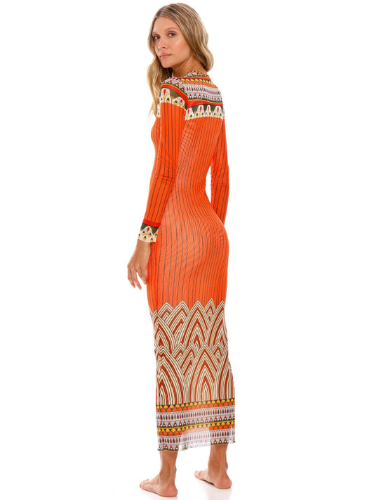 vestido maxi Robin Menfis