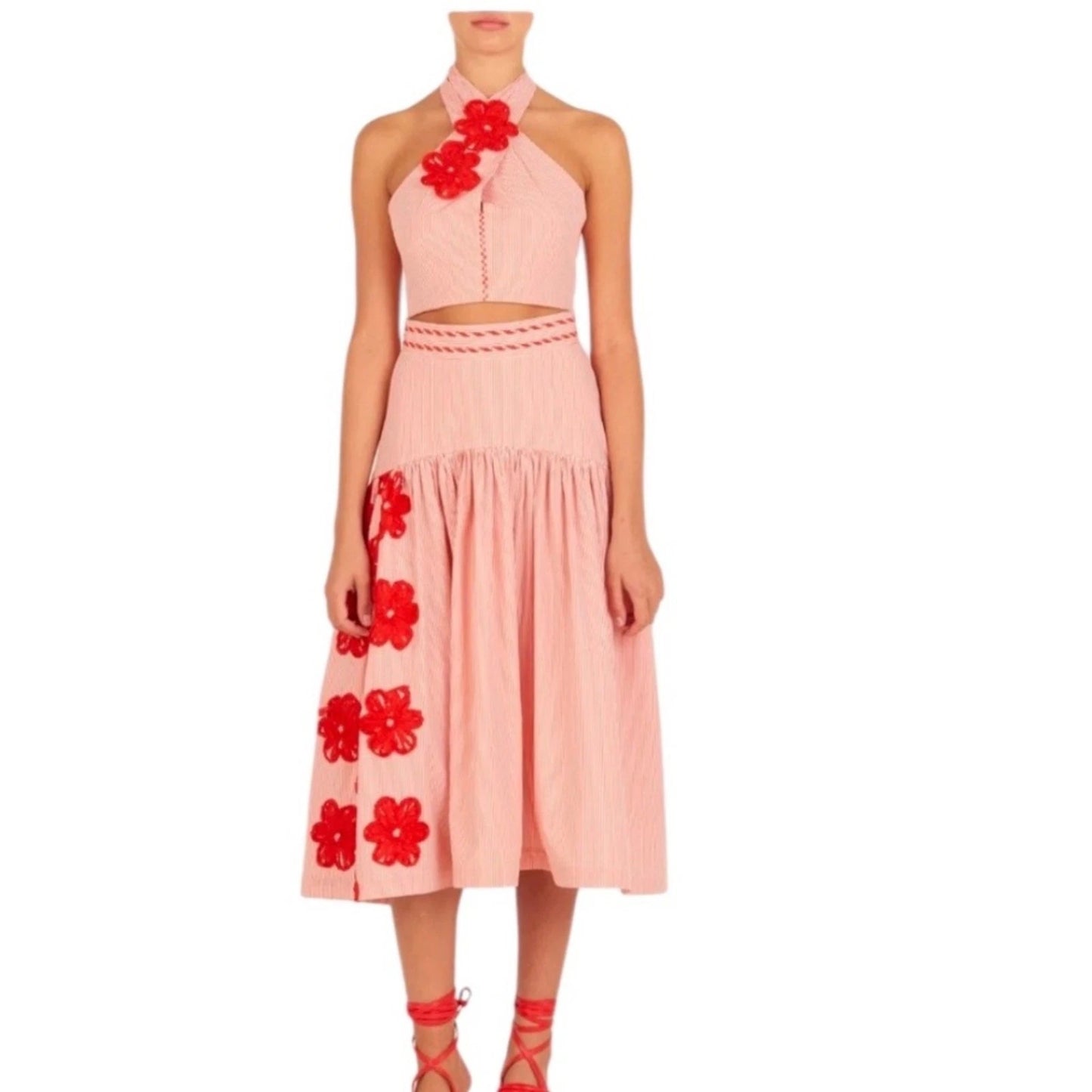 Top listas rojas con flores