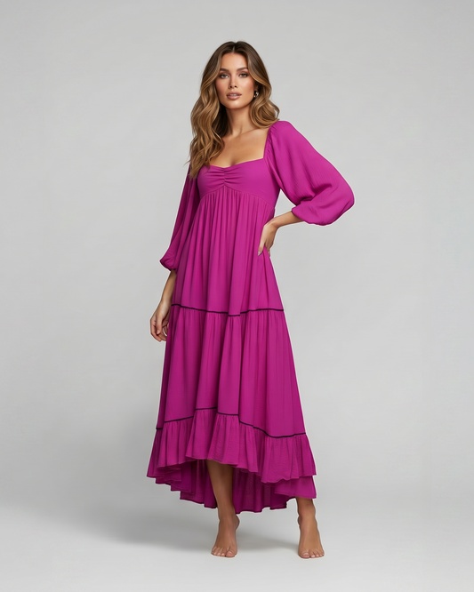 Valeria dress fucsia