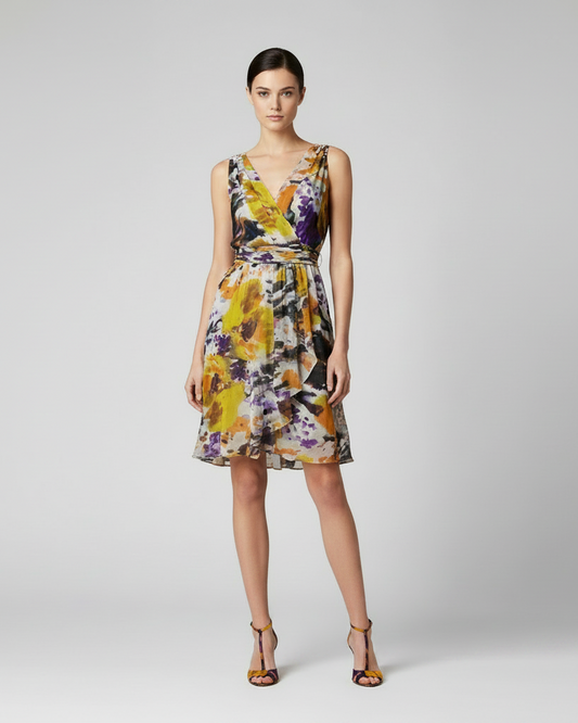 Vestido mini multicolor