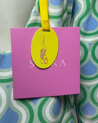 Vestido manga larga vetas
