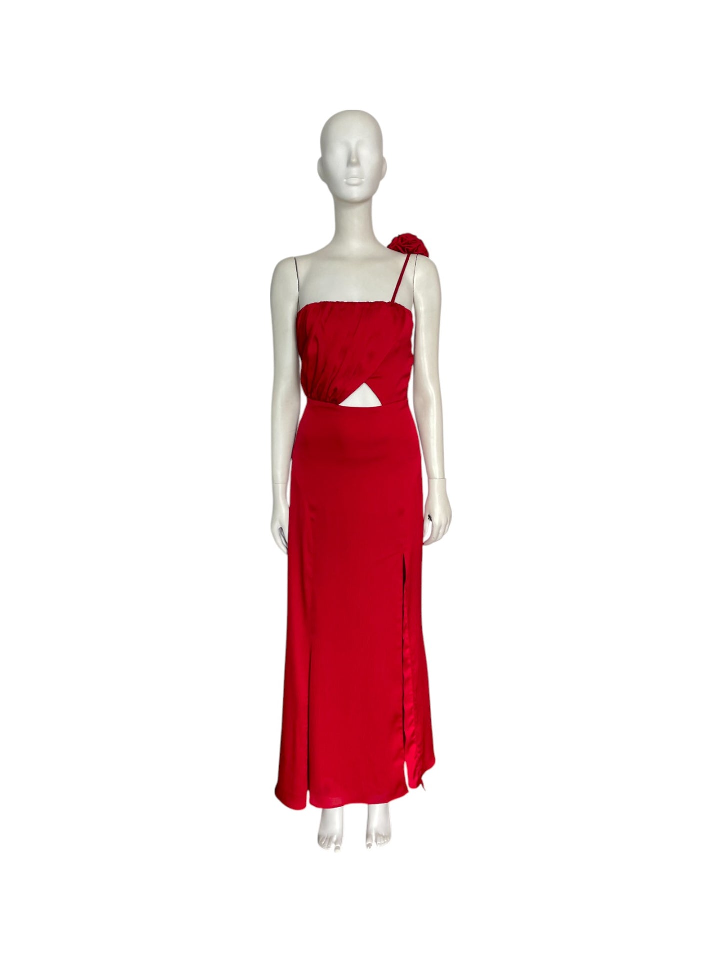 maxi dress rojo
